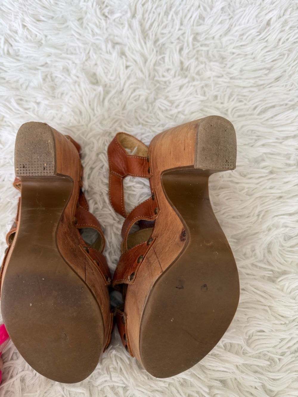 BedStu Bed Stu Caitlin II Tan Rustic Platforms Size 8.5 - Picture 6 of 7